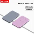 Power Bank wireless magnetico ultrasottile da 10000 mAh 5000 mAh USB C PD 20 W Batteria esterna in metallo a ricarica rapida per iPhone 15 Samsung