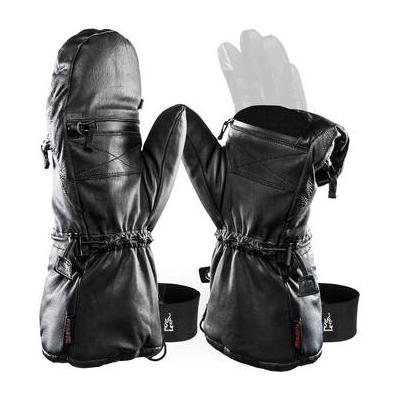 The Heat Company Used Shell Full-Leather Pro Mittens (Size 6-7) 33607A