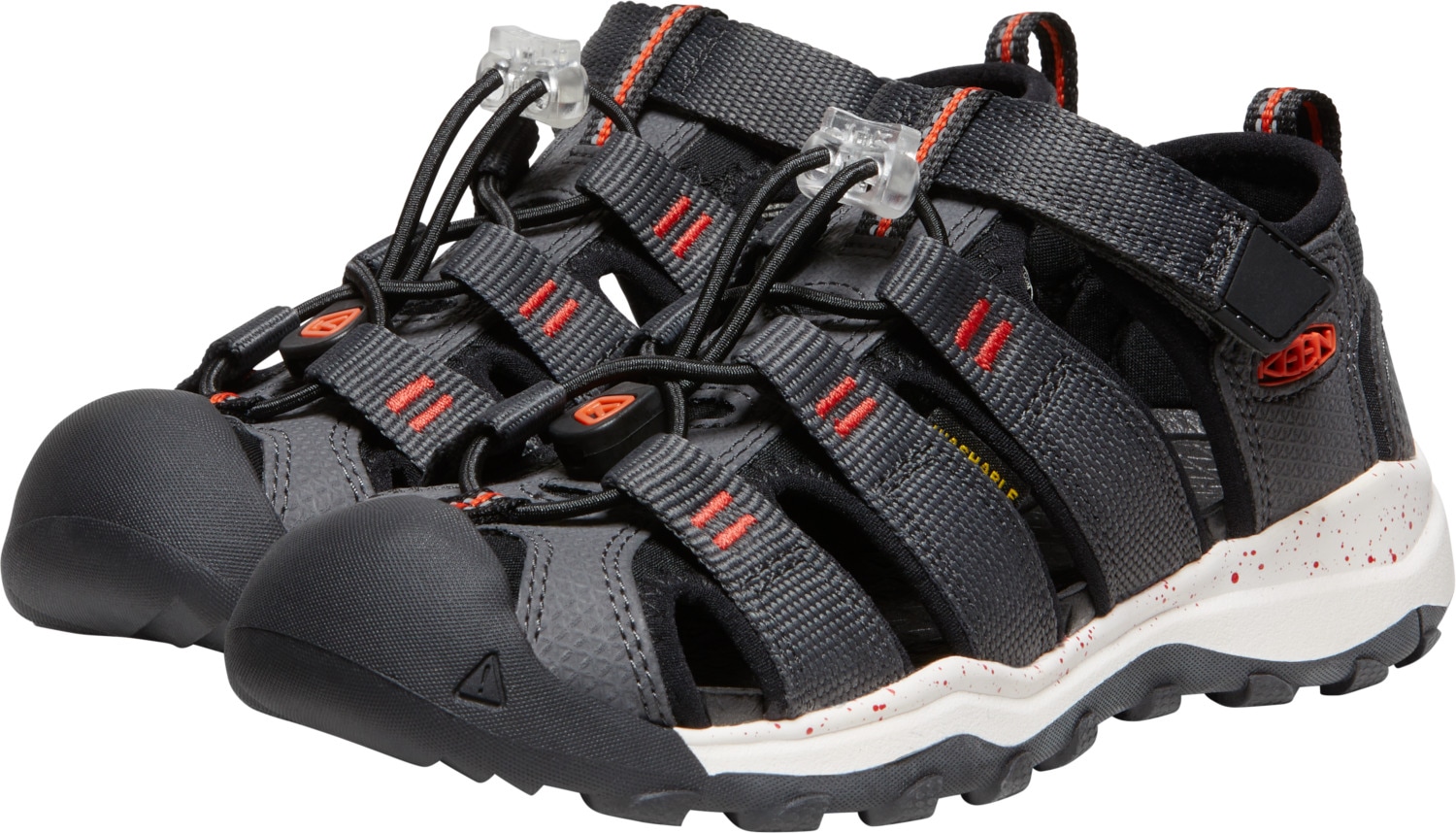 Sandale KEEN "NEWPORT NEO H2" Gr. 32, orange (magnet, spicy orange), Schuhe, Jungen, 32/33, Synthetik, Sandale