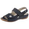 Riemchensandale WALDLÄUFER "HELIETT", Damen, Gr. 3,5 (36), blau (dunkelblau), Nubukleder, sportlich, Schuhe, Sommerschuh, Sandalette, Keilabsatz, mit Wechselfußbett, H-Weite