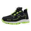 Outdoorschuh KASTINGER "FSK-PREINER LOW XT KTX", Gr. 29, jet schwarz, lime, Synthetik, sportlich, Schuhe