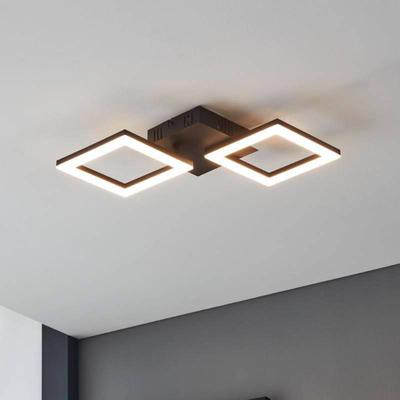 EGLO connect Smart Home Deckenlampe Paranday-Z, dimmbar, schwarz, für Wohn- / Esszimmer, Metall, Modern, Smart Home Deckenlampe Image