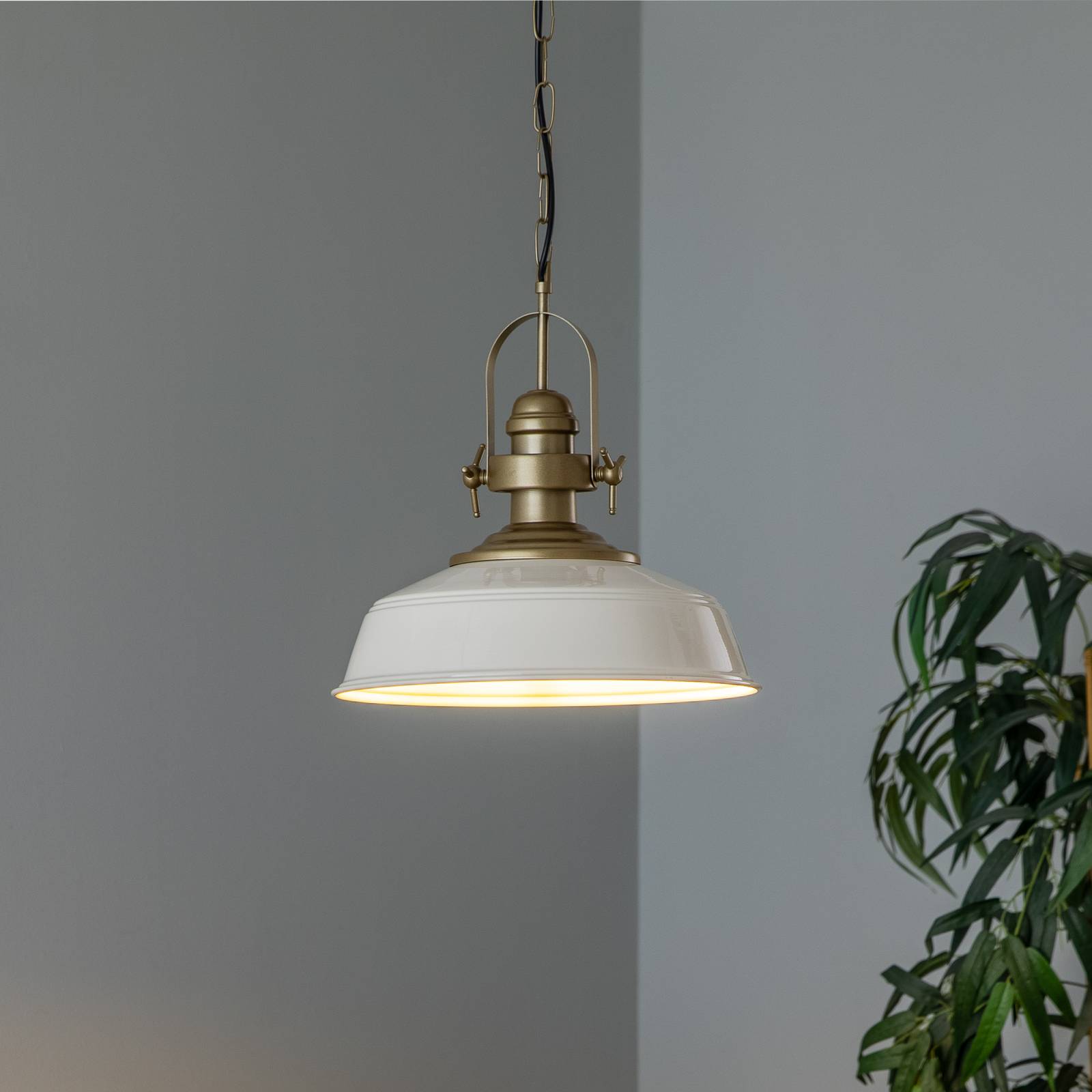 Hängelampe AV-4106-M32-BBY Avonni, dimmbar, bronze / altmessing, für Wohn- / Esszimmer, Metall, Pendelleuchte