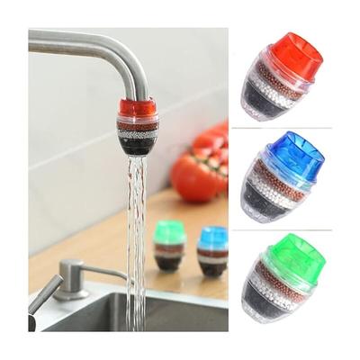 Lntyq - 3er-Pack Filter zur Wasserhahnmontage, Leitungswasserreiniger, 5-lagiger Aktivkohlefilter Image