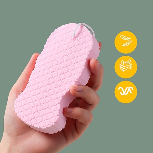 Superweicher Peeling-Badeschwamm, ultraweicher Badeschwamm, Körperduschschwamm, Spa-Peeling, Peeling abgestorbene Haut, wiederverwendbarer Schwamm-Badeschwamm für Erwachsene, Kinder und schwangere