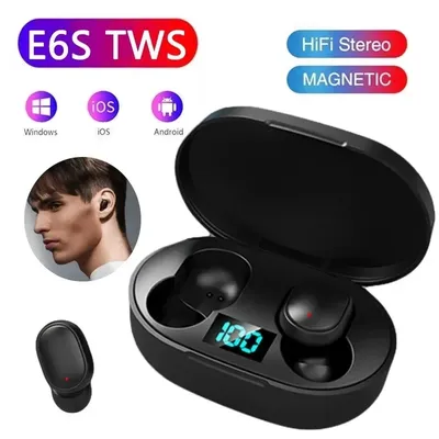 A6S TWS Headset Drahtlose Kopfhörer Bluetooth Kopfhörer Sport Stereo Fone Bluetooth Noise-cancelling Ohrhörer für iPhone Huawei Image
