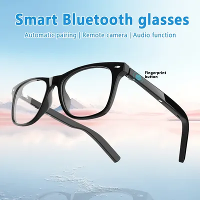 Smart Bluetooth V5.3 Sonnenbrille Gläser IP67 Anruf Outdoor Sport Kopfhörer HIFI Schwarz Technologie Image