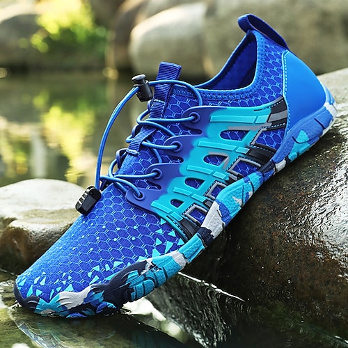 scarpe da trail running a piedi nudi da uomo - resistenti all'acqua, battistrada colorato, calzata sicura - ideali per escursioni e avventure all'aria aperta