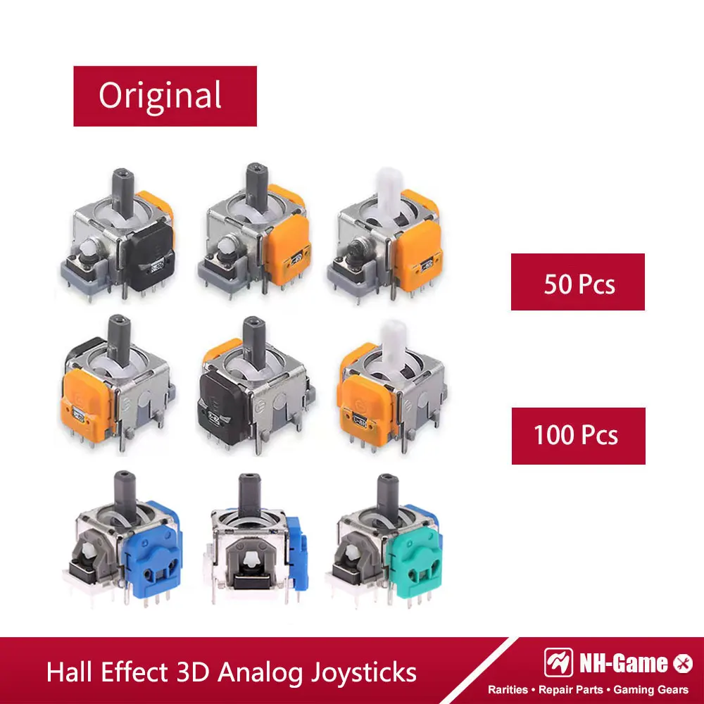 50/100 stücke Verbesserte Edition Hall Effekt Joystick Für PS5 Gamepad 3D Analog Stick Sensor Modul Für PS4 Für Xbox serie Controller Image