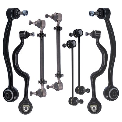 Atec Querlenkersatz Stahl komplett 8-Teilig [Hersteller-Nr. 40581070] für BMW