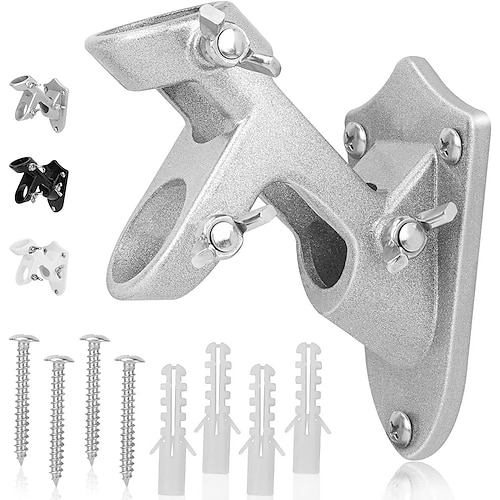 Supporto per palo della bandiera Supporto per palo della bandiera da esterno Staffa portabandiera in metallo ad alta resistenza Supporti di montaggio in lega di alluminio Supporto per bandiera da