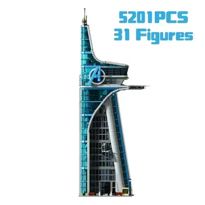 5201PCS 76269 Kampf Turm Modulare Modell Baustein Montage Ziegel Klassische Turm Architektur Image