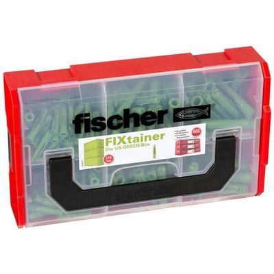 fischer Universaldübel-Sortiment »FixTainer - UX-Green-Box« 210 Stück grau