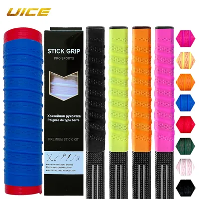 Hockey Stick Grip Ice Hockey Stick Grip Cool Shrinkable Silicone Grip For Hockey Tennis Pickleball