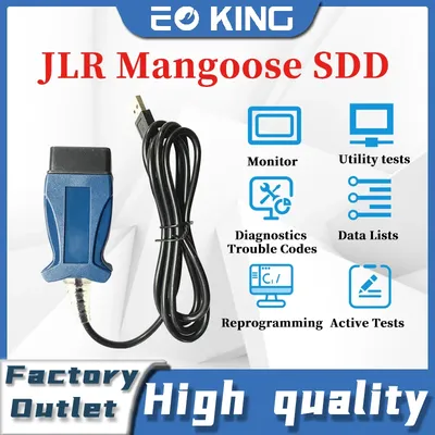 New JLR SDD Code Reader Cable OBD2 Car Diagnostic Cable for Jaguar Land Rover OBDII Scanner