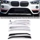 Accessori auto anteriore fendinebbia strisce di rivestimento decorazione copertura esterna ABS cromo Styling per BMW X1 F48 2016