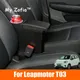Scatola bracciolo per auto per Leapmotor T03 2023 2024 2025 Scatola portaoggetti centrale con portabicchieri centrale Portaoggetti centrale Accessori