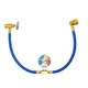 R134A Kit tubo flessibile di ricarica per refrigerante AC per auto Tubo di ricarica con manometro per refrigerante per aria condizionata AC per auto R134A 1/2 '' Acme