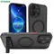 UYUXIO-Coque de téléphone portable magnétique avec support, coque translucide, support de déclinaison, iPhone 16 Pro Max, iPhone 15, iPhone 14 Plus, iPhone 13, iPhone 12 Mini, iPhone 11
