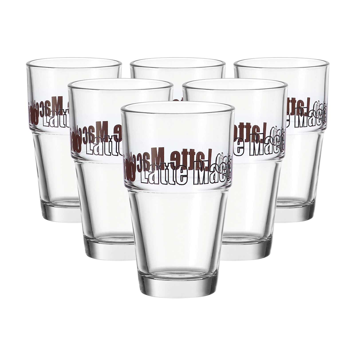 Leonardo SOLO Becher 410 ml Latte Macchiato 6er Set Image