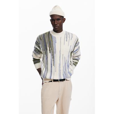Arty printed sweater