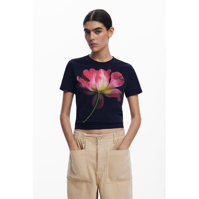 Large flower T-shirt