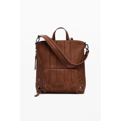 Medium embroidered backpack