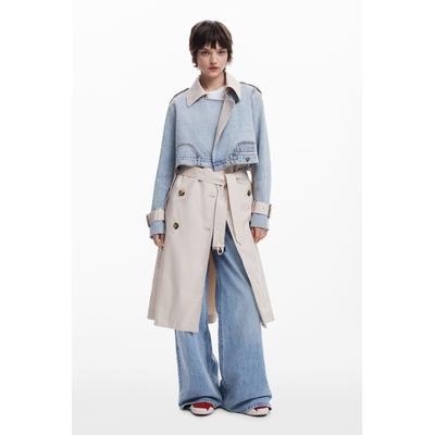 Two-piece trench coat