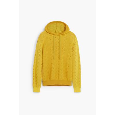 Hooded sweatshirt with eyelet details