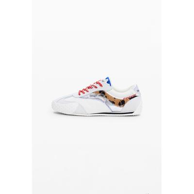 Combined retro sneakers
