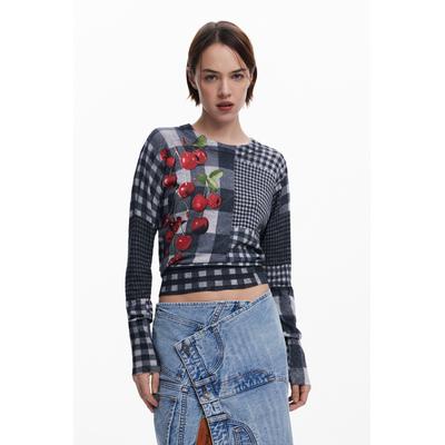 Vichy fruit sweater