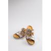 Pantolette ANISTON SHOES, Damen, Gr. 40, silber, rose, metallic, Lederimitat, metallic, modisch, Schuhe, Sommerschuh, Strandschuh, Urlaubschuh, Metallic - NEUE KOLLEKTION