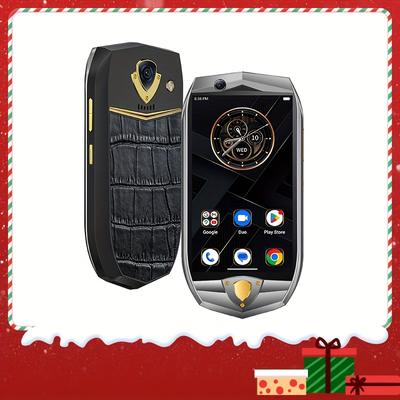 TEMU Oukitel K16 3.5 Inch Small Cell Phone14gb (8gb+6gb)+128gb Mini Smartphone 48mp+8mp Camera 3050mah Battery -core Phones Face /gps, Black