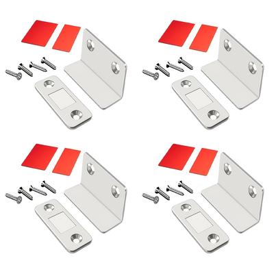 TEMU A Collection Of 32 Ultra-thin Magnetic Latches, L-shaped Drawer Magnets, And Adhesive Magnetic Seals Designed For Cabinet Doors, Ideal For Kitchen And Wardrobe Closures. Image