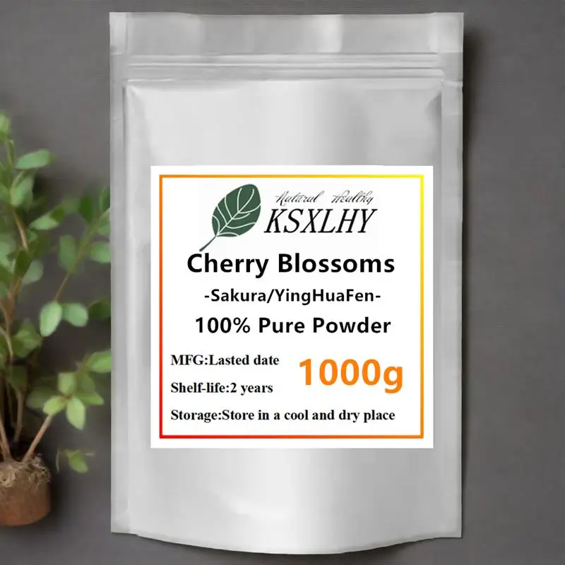 Rosa reines natürliches Kirschblüten-Sakura-Pulver Image