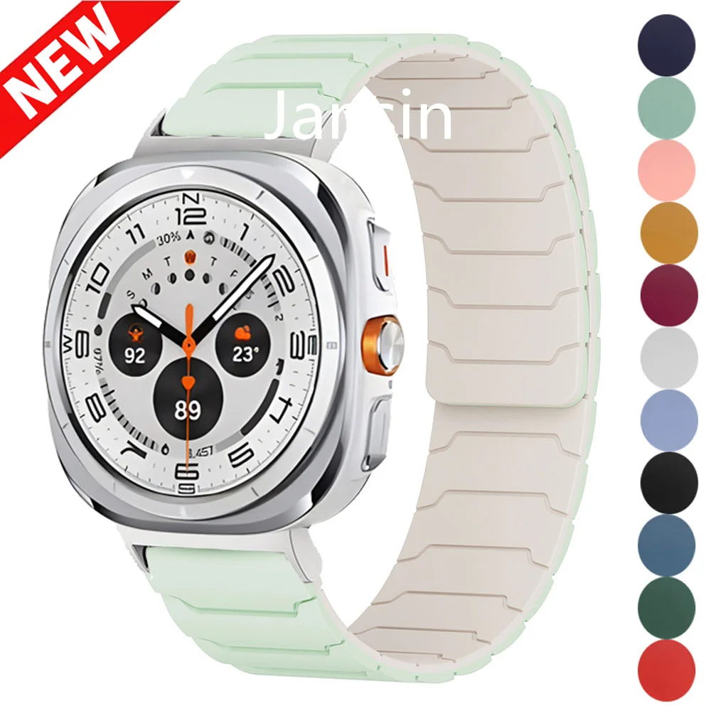 Magnetisches Silikonband für Samsung Watch Ultra Correa Armband Zubehör Armband für Samsung Galaxy Watch Ultra 47mm Armband Image