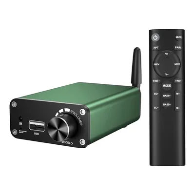 A75T Bluetooth Audio Amplifier TPA3116 Stereo 2.0 Channel Class D Home Theater Amplifier 200W Power Digital Audio Amplifier