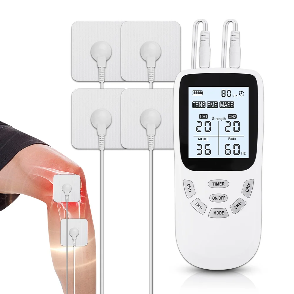 Zehn-Muskelstimulator, 36 Modi, elektrisch, EMS, Akupunktur, Körpermassage, digitale Therapie, Schlankheitsmaschine, Elektrostimulator, USB Image