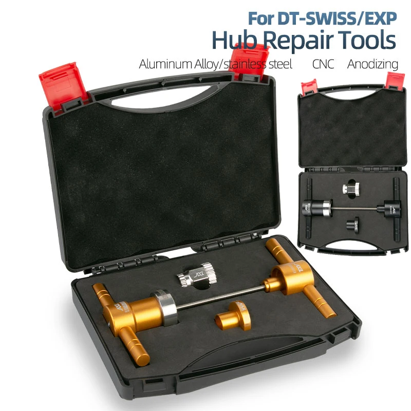 Neue Fahrrad DT EXP Ratsche Lager Installation Entfernung Werkzeuge Fahrrad DT EXP Hub Dicht Ring Installieren Tool Kit DT Hub Werkzeug Mit Box Image