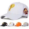 Unisex P Brief Stickerei Baseball Caps Einstellbare Casual Hüte Frühling und Herbst Outdoor Sonnenschutz Hut