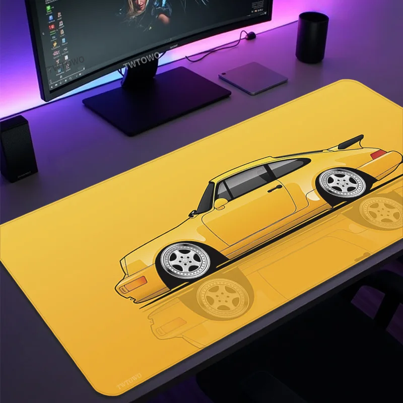 Mauspad Gamer Car XL Home Großes neues Mauspad XXL Mechanisches Tastaturpad Büroteppich Weiches Naturkautschuk-Desktop-Mauspad