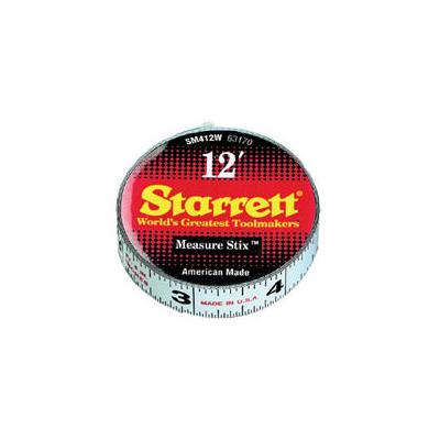 L.S. Starrett SM412W 1/2"X12' MEASURE (681-63170) Each