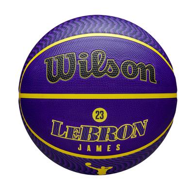 Los Angeles Lakers Wilson NBA Player Icon Outdoor Basketball – Lebron James Image