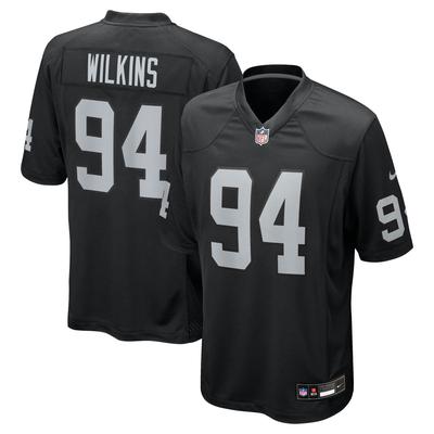 Las Vegas Raiders Nike Heimspieltrikot – Schwarz – Christian Wilkins – Herren Image