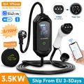 AFEEV 3.5KW 16A Caricatore EV portatile monofase Type2 IEC62196-2 EVSE Cavo di ricarica veloce Wallbox WiFi APP Bluetooth Controllo wireless