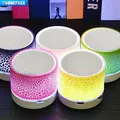Mini altoparlante Bluetooth Altoparlante wireless Crepa LED Scheda SD Subwoofer USB Colonna sonora musicale MP3 portatile per PC Telefono cellulare