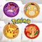 Pokemon Pikachu tazza acrilica sottobicchieri Gengar Cartoon tazza di caffè sottobicchiere isolamento termico Mat decorazioni per la casa accessori da cucina
