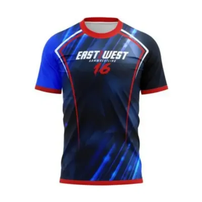 East Vs West 16 Devon Larratt Arm Wrestling Jersey Team Wrist Enthusiasts Training Fitness Game-day
