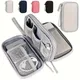Borsa portaoggetti da viaggio Cavo Power Bank Auricolare Accessori elettronici Organizzatore Custodia impermeabile a doppio strato in tessuto Oxford