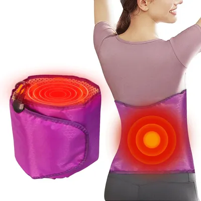 Electric Heating Belt Vibration Slimming Waist Sauna Warm Weight Loss Beauty Far Infrared Belly